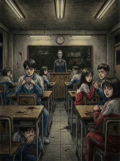 Trường Học Chết Chóc: Quy Tắc Tử Thần Ký Túc Xá Cover